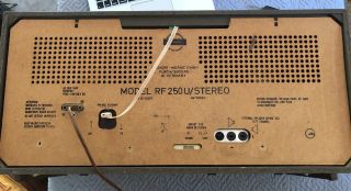 Rare Vintage Grundig RF - 250 U RF250U Tube Radio FM AM Shortwave 5