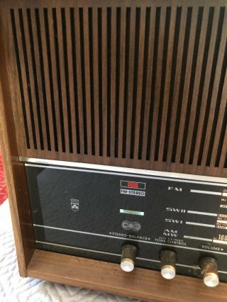 Rare Vintage Grundig RF - 250 U RF250U Tube Radio FM AM Shortwave 7