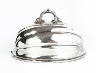 Fine 19th Century James Dixon & Sons Silver Plated Meat Dome Cover