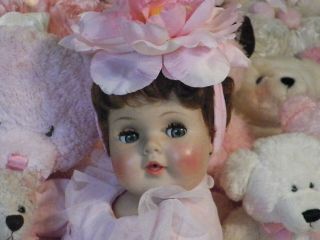 Vintage American Character Toodles Baby Doll 21 " Flirty Eyes Designer Dress Cute