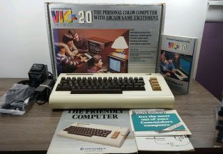 Vintage Commodore Vic - 20 Complete - Matching Serial Numbers -