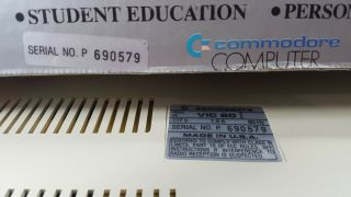 Vintage Commodore Vic - 20 Complete - Matching Serial Numbers - 4