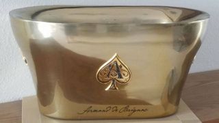 Rare Armand De Brignac Ace Of Spades Ice Bucket,  Gold Large,