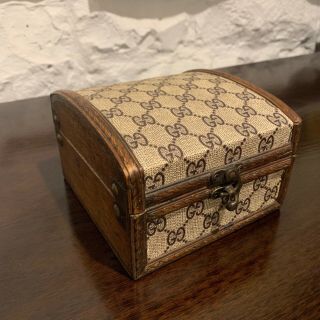 Rare Authentic Vintage Gucci Mini Trunk Jewellery Box 70 