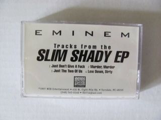 Eminem " Tracks From The Slim Shady Ep " Rare Promo Cassette Only 150 Made Ex.