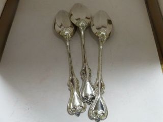 3 PIECE TOWLE OLD COLONIAL STERLING SERVING SPOONS 8 - 1/2 