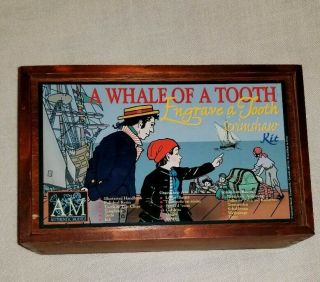 A Whale Of A Tooth Engrave A Tooth Scrimshaw Kit By Authentic Models