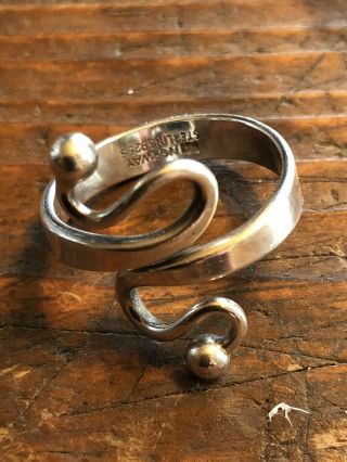 Rare Anna Greta Eker Sterling Silver Ring Norway Norwegian