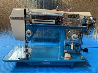 Vintage Morse Fotomatic IV Automatic Zig Zag Sewing Machine Model 4400,  Pedal 2