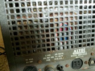 Altec A333A Vintage Monoblock Vacuum Tube Power Amplifier.  very rare 3