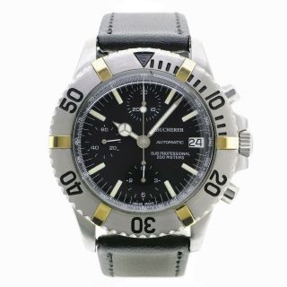 Vintage Bucherer Sub Professional 200m Diver Chronograph,  Cal.  7750,  Ref.  12987