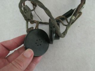 Vintage Headset Receiver type R - 14,  Signal Corps U.  S.  Army 4