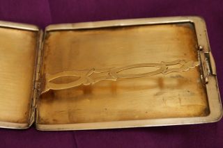 vintage Tiffany & Co.  Sterling Silver Cigarette Case 114.  3 gr. 5