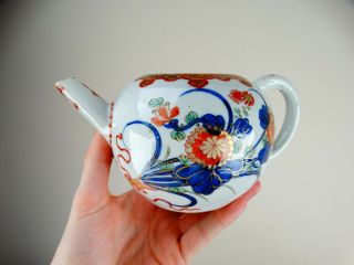 Antique Chinese Porcelain Teapot Famille Verte 18th Century Export Qianlong