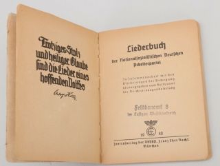 Ww2 Book,  Wwii Song Book,  Third Reich Book,  Third Reich Song Book