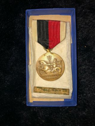 Wwii Us Navy Occupation Service Medal Bar Us Ww2