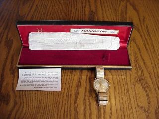 Vintage Hamilton Thin - O - Matic Gold Filled Men’s Wristwatch.  Foremost Mckesson