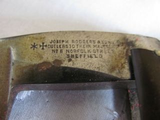 Vintage Wide Bladed Joseph Rodgers And Sons Straight Razor w/ Groove 6 4