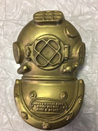 United States Navy Diving Helmet Mark V Door Plaque Emblem