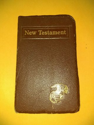 Ww2 Us Army Military Bible Pocket Testament Marine