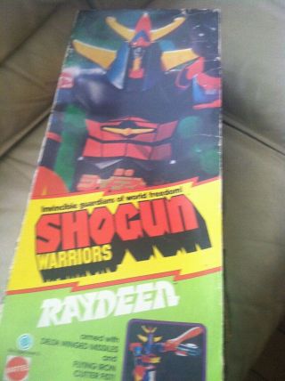 Vintage Shogun Warriors Jumbo 2 Ft.  Tall Raydeen Complete W/ Box
