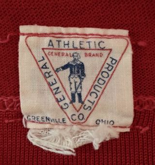 Antique Vintage Game Worn 1930s Football Jersey Felt Wool Ohio State? 3