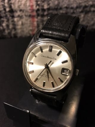 Citizen Homer Date; Para Water.  Vintage Watch 1960s