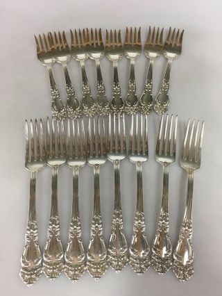 Reed & Barton FESTIVITY Silverplate Flatware Set Of 58 3