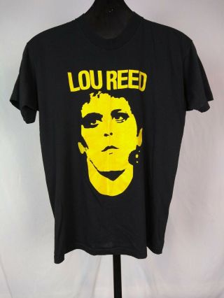 Vintage Lou Reed Rock & Roll Animal Rare Concert Band T Shirt 1970’s Primo Usa