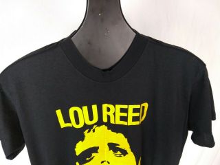 Vintage Lou Reed Rock & Roll Animal Rare Concert Band T Shirt 1970’s Primo USA 2