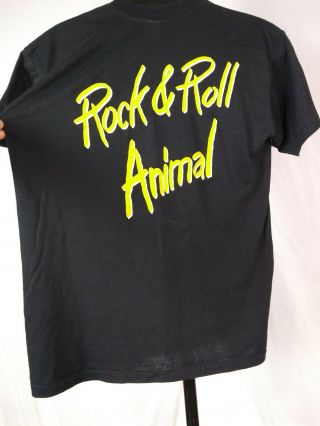 Vintage Lou Reed Rock & Roll Animal Rare Concert Band T Shirt 1970’s Primo USA 7