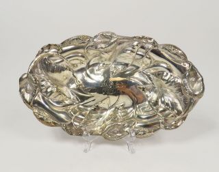 Vintage Sterling Silver Lily Bowl Serving Bon Bon Dish 220 Grams Hallmark S 1757