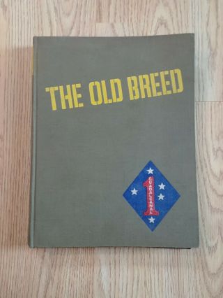 Ww2 1stmardiv Book The Old Breed