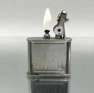 Great Very Rare Art Deco Antique Sgdg With French Tax Petrol Lighter
