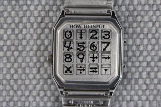 Casio AT - 552 Analog Digital Watch Janas Touch Screen Calculator Vintage NOS RARE 11
