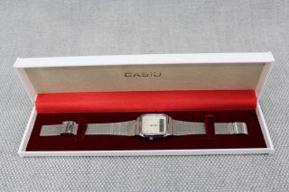 Casio At - 552 Analog Digital Watch Janas Touch Screen Calculator Vintage Nos Rare