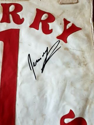 RARE ICONIC SPEEDWAY RACE JACKET BARRY BRIGGS 1970S SIGNED. 4