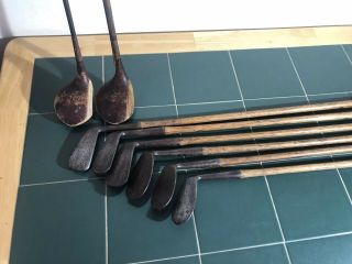 Antique Hickory Golf Clubs A Matched Play Set For A Macdonald Of Downe Golf Club