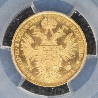 Half Sovrano 1831/22 - M PCGS MS63 Italy Lombardy Venetia Habsburg RARE Choice UNC 2
