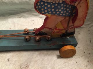 Vintage Gong Bell Co.  Baby Sandy Pull Toy 3