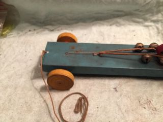 Vintage Gong Bell Co.  Baby Sandy Pull Toy 4