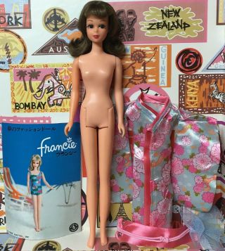Yes it ' s Vintage Barbie Cousin Japanese Exclusive Francie Doll by April 7
