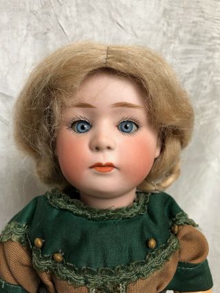 Antique German Gebruder Heubach 7246 Bisque Child Doll 14 "