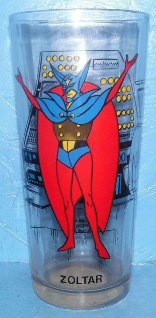 Extremely Rare 1979 Battle Of The Planets Pepsi Prototype Sample Glass Zoltar