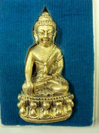 Phra Kring Statue LP Koon Wat Banrai Magic Talisman Healing Thai Buddha Amulet 2