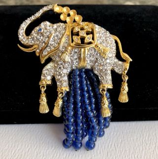 Elizabeth Taylor For Avon Elephant Brooch Earring Set 7