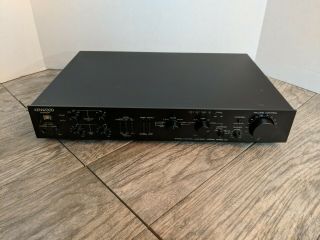 Vintage Kenwood Basic C2 Preamp Preamplifier W/mm&mc Phono Section -