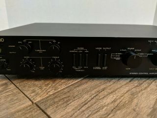 VINTAGE KENWOOD BASIC C2 Preamp Preamplifier w/MM&MC Phono Section - 4