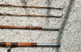 Vintage Paul Young? Orvis? Southbend? Bamboo Fly Rod 8.  5 ' 5 Wt 2