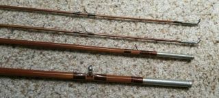 Vintage Paul Young? Orvis? Southbend? Bamboo Fly Rod 8.  5 ' 5 Wt 3